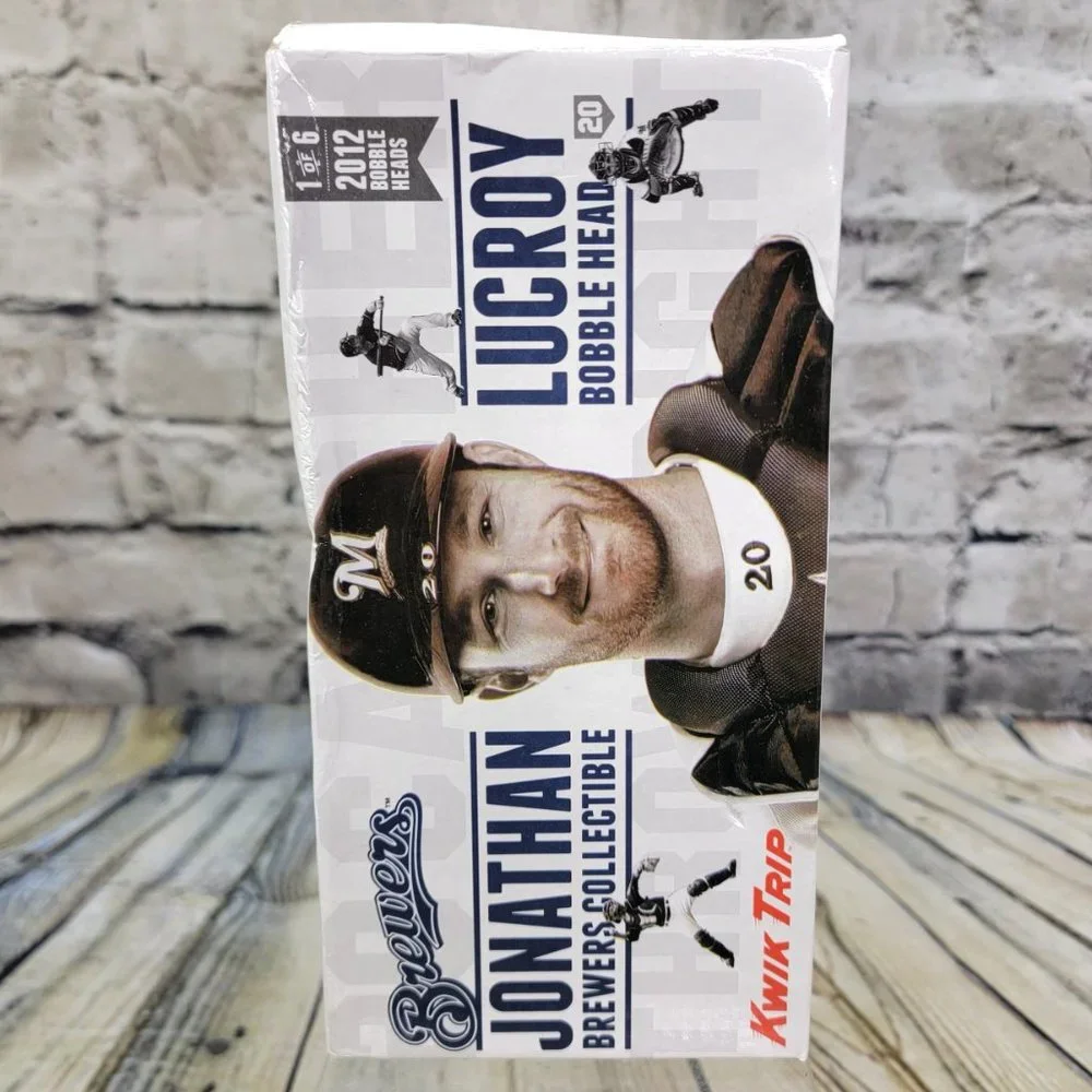 Milwaukee‎ Brewers Jonathan Lucroy Collectible Bobble Head Figure 2012 MLB